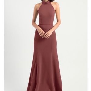 Jenny Yoo Petra Halter - Cinnamon Rose